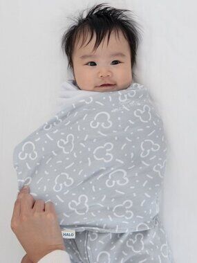 HALO SleepSack Disney Baby Wearable Blanket 12–18 Months Cotton Gray New